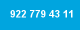 922 779 43 11 922 779 43 11